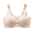 thumbnail image 2 of Bra Seamless Ice Silk Sleepwear - Breathable Wireless Comfort Sleep Bralette for Women Lightweight Sleepwear Vest for Relaxed and Light Activity, 2 of 4