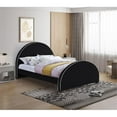 thumbnail image 2 of Meridian Furniture Brody Black Velvet Queen Bed, 2 of 6