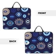 thumbnail image 2 of Laptop Sleeve Case Bag Protective Carrying Case with Handle for 14 inch Laptop, Magic Evil Eyes, 2 of 7