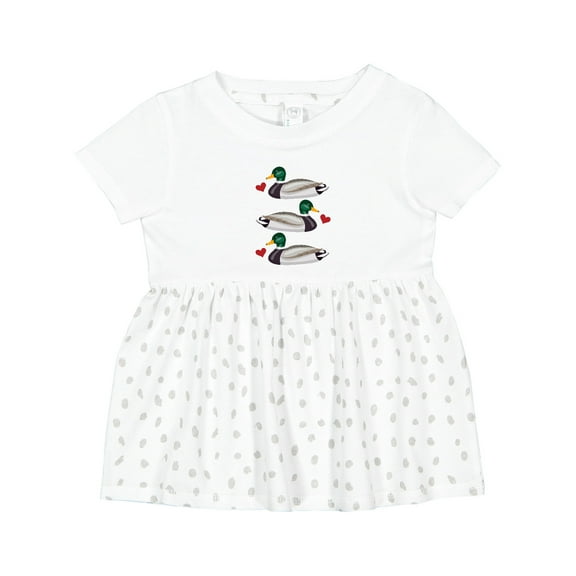 Inktastic Mallard Ducks Girls Baby Dress