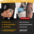 thumbnail image 5 of Skin Grip Freestyle Libre 2 & Lingo Patches - 10 Pack, Waterproof CGM Glucose Monitor Adhesive Covers, Durable Long-Lasting Sensor Patches - Classics, 5 of 8