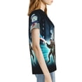 thumbnail image 3 of Ghostbusters Women's T Shirts Round Neck Short-Sleeve Soft T-Shirt Summer Casual Tee Tops 3D Printing Tee Shirt, 3 of 6
