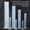 thumbnail image 3 of serony 4PCS Measuring Cups Sufficient Laboratory Gauge Professional Tools Trial Tube Transparent Sturdy Cylinder for Measurement Usage 10ml, 3 of 8