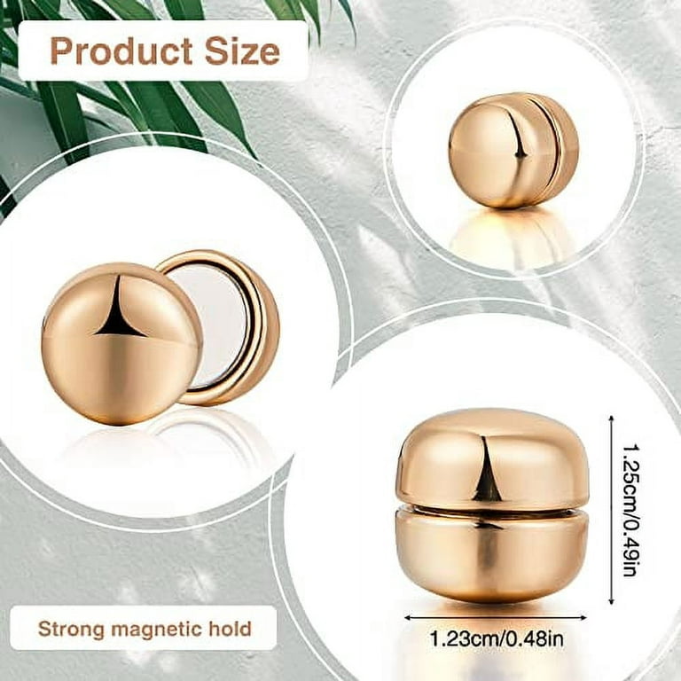 Strong Hijab Magnets - Gold (Pack of 2)