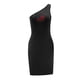 thumbnail image 4 of Vestido de mujer con hombros descubiertos, disfraz de primavera, vestido de verano para desplazamientos a la oficina , L L, 4 of 7