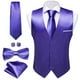 thumbnail image 1 of Chaleco de seda elegante para hombres, conjunto de chaqueta sin mangas, corbata de pajarita, traje de boda, oro sólido, verde, rosa, Morado, Rojo, 1 of 5