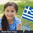 thumbnail image 5 of Hand Held Flag for 26th January Decorations, 5.5 × 8.2 Inch Stick Flag Small Flags with 11.8 Inch Poles for National Day Garden Street Home Party Football Decorations, 5 of 10