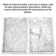thumbnail image 4 of Bandeja de baño de mármol HESHIBI Carrara White 30 x 20 x 3 cm, 4 of 7