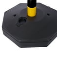 thumbnail image 5 of 4 Pack Traffic Delineator Post Cones with Fillable Base, Adjustable Plastic Safety Barrier with 5Ft Plastic Chain, Traffic Control Warning Parking Lot for Traffic Control and Warning, Yellow, 5 of 7
