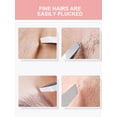 thumbnail image 4 of 3 pinzas inclinadas de acero inoxidable para cejas: herramienta de precisión para mujeres y hombres, ideal para cejas, vello facial y vello encarnado, 4 of 5