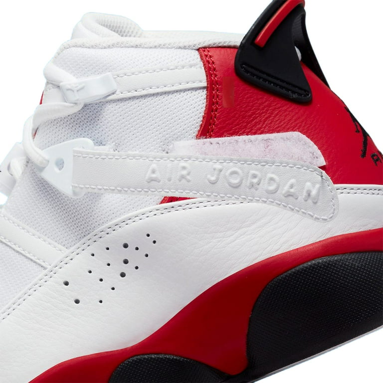 Air jordan retro 10 white deals black university red