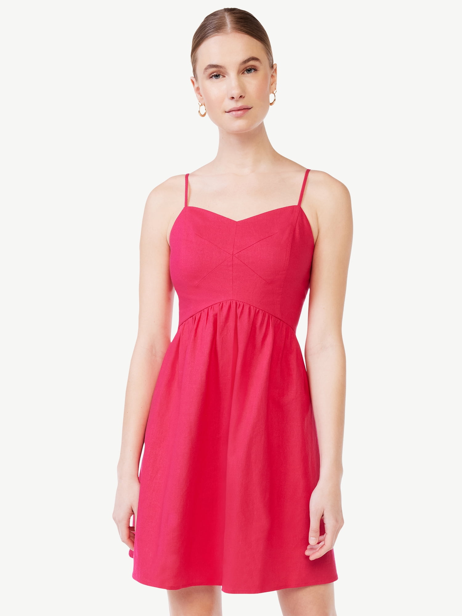 Scoop Women's Sweetheart Short Dress - Walmart.com