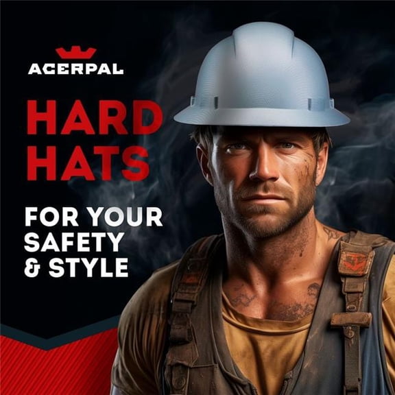 Acerpal 1CF26M Full Brim Tinted Windows Carbon Fiber Design Matte Finish Non-Vented Hard Hat