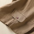 thumbnail image 6 of PBFRDSJ Cotton Linen Vest for Women Summer Sleeveless V Neck Button Down Tank Tops Lightweight Business Casual Jacket with Pockets, 6 of 9