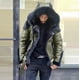 thumbnail image 4 of Chaqueta con cremallera de estilo europeo y americano para otoño e invierno, chaqueta de moto gruesa para hombre, abrigo de cuero, 4 of 4