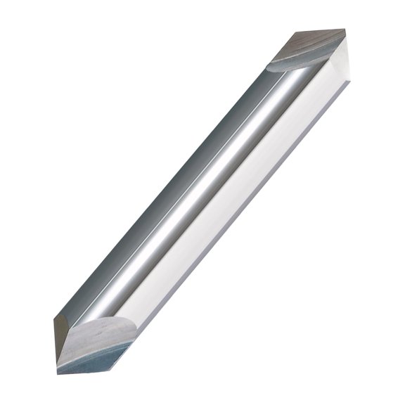 1/8" Diameter 2 Flute Double End Pointed Tip 90 Included Angle Carbide Chamfer Mill , 1/8"SHANK, 1-1/2"OAL