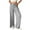 Gray, variant on hotojiny Wide Leg Pants Woman Casual Loose Ribbed Knit Pants Flowy Comfy Drawstring Soft Trousers Fall Fashion Clothes