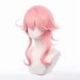 thumbnail image 2 of Peluca corta para cosplay, sintética, con capas de color rosa, 35 cm, para todas las edades, 2 of 3