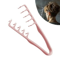 Texture Comb, Volumizing Roots Lift Hair Comb, Men Women Texturizing Styling Tool for Effortless Texture, Essential Grooming Accessory for All Hair Types (Pink)