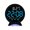 Black shell blue lig, variant on Large LED Screen Digital Wall Clock With control 2 Alarms 10 Brightness For Home Decoration