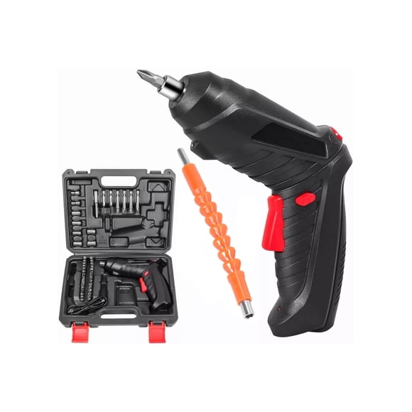 Desarmador Electrico Recargable Set de Destornillador 47pzs Mini Taladro ElectricoDesarmador Electrico Recargable Set de Destornillador 47pzs Mini Taladro Electrico