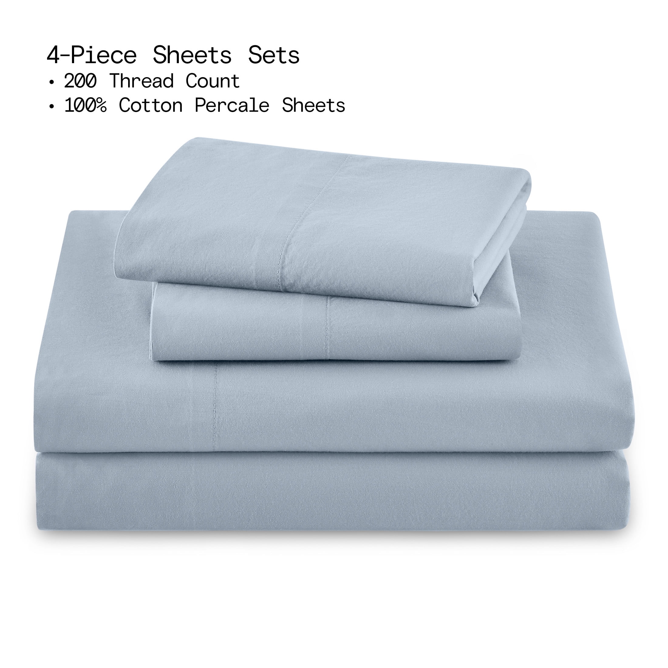 BT 200 PERCALE BLU Q