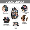 thumbnail image 4 of JIALIOU 14" Laptop Backpack Waterproof Airline Approved Stylish Casual Daypack for Travel Business College Work, Cute Bear in Popcorn, 4 of 8
