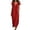 Z1#Red1126, variant on Puliio Maxi Dresses for Women Sleeveless V Neck Ruffle Loose Casual Dress with Pockets