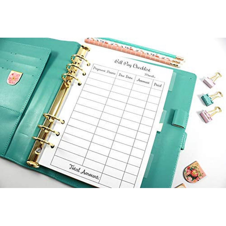 Monthly Bill Tracker A5 Bill Payment Tracker - Bill Tracker Notebook ...