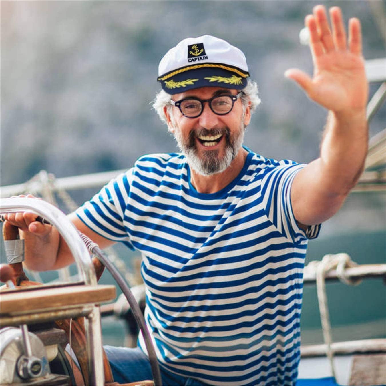 Adjustable Ship Sailor Cap Yacht Boat 
