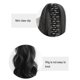 thumbnail image 3 of Cola De Caballo De Extensión De Cabello, Cola De Caballo Ondulada Con Garra Sintética De Moda Elegante De 19,7 Pulgadas Para Niñas Para Fiestas Navideñas, 3 of 7