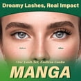 thumbnail image 3 of Kit de racimos de pestañas KEYYOULASH Manga Lash Kit de racimos de pestañas, 3 of 7