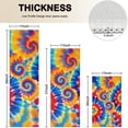 thumbnail image 4 of Colorful Tie Dye Multi Spiral Pattern Kitchen Rugs Sets Of 3,Kitchen Runner Rugs Non Skid Washable,Decorative Kitchen Floor Mats for Kitchen,Sink,Laundry,17"x30"+ 17"x47" + 17"x59", 4 of 6