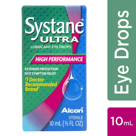 SYSTANE ULTRA Lubricant Eye Drops for Dry Eye Symptoms, (Best Eye Drops For Stoners With Contacts)