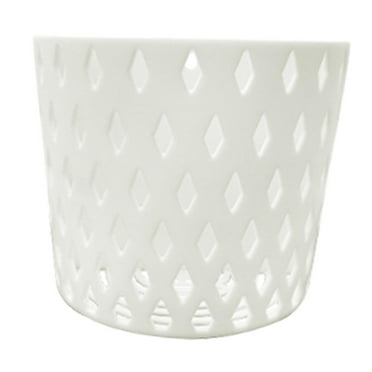 simhoa Wall Planter Hanging Flower Pot Ideal Gift Wall Mounted Plants Container with Drainage Hole for Patio DIY Home Indoor Outdoor 16.5x8.3x14cm