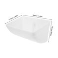 thumbnail image 6 of Hanging Chicken Feed Trough Poultry Fence Automatic Feeder (White) Food Container Feeders Coop Feeding, 6 of 6