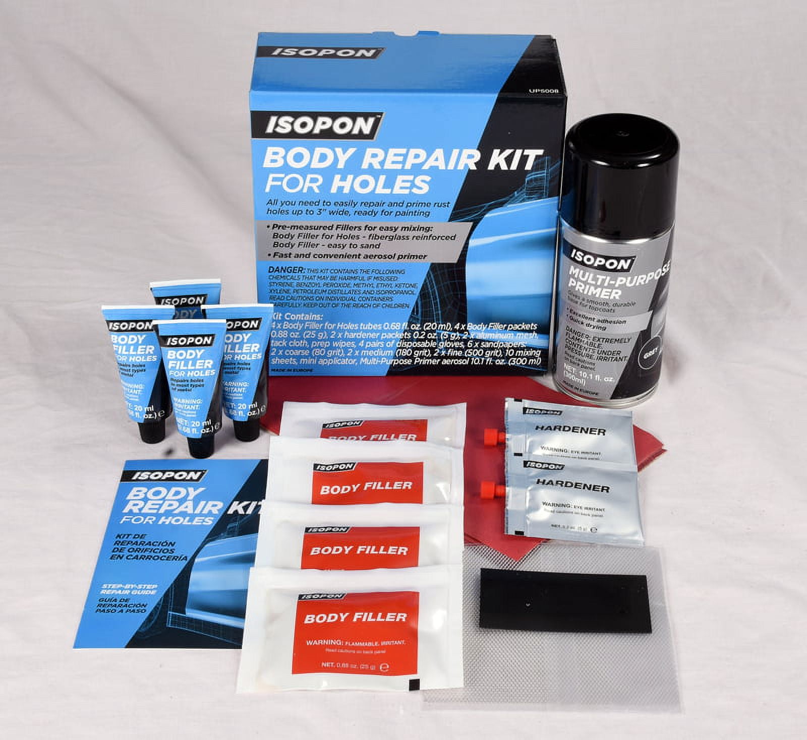 Isopon Plastic Bumper Filler Repair Kit - PBF/KIT - Body Fillers