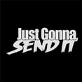 thumbnail image 3 of LEEYNEER Just Gonna Send It Funny Car Vehicle Body Window Reflective Decals Sticker Decor, 3 of 6