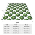 thumbnail image 3 of Honeii Happy Watermelon Print Fleece Blanket - Throw Blanket for Bed, Sofa, Couch, Camping, and Travel , Microplush Ultra Soft Warm Blanket-80"x60", 3 of 7