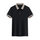 thumbnail image 1 of pstuiky Camisas de manga corta para hombre, Camisa informal de verano con solapa y botones de color liso para hombre ropa de hombre m, 1 of 7