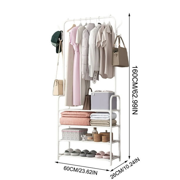 Yhmxh Organizadores y almacenamiento Perchero movible para zapatos y sombreros, para dormitorio, armario, colgador de bolsos Almacenamiento de ducha Almacenamiento de juguetes