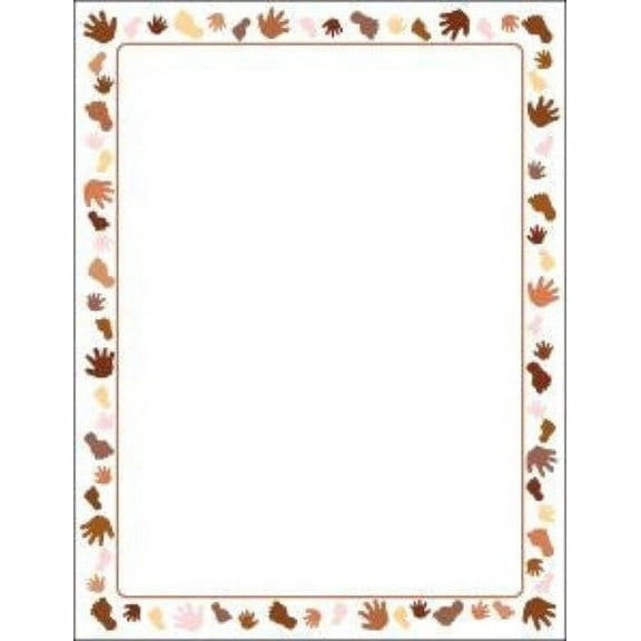 SHAPES ETC. Designer Paper - Multicultural (50 Sheet Package)