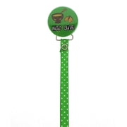 Green Miso Cute Pacifier Clip
