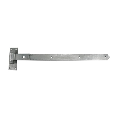 Timco - Pair of Straight Band & Hook On Plates - Hot Dipped Galvanised (Size 900mm - 2 Pieces)