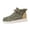 Leopard Print, variant on EKVAHL Women's Mid‑Height Work Boots, Elastic Lace Lightweight Flexible Boots, Removable Insole Outdoor Travel Daily Boots Beige