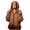 Brown, variant on CHUMUD Women's Quilted Puffer Jacket Long Sleeve Full Zipper Hooded Padded Coats Lightweight Winter Warm Outwear with Pockets