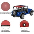 thumbnail image 2 of Shadeidea Jeep Wrangler Sun Shade TJ 1997-2006 Sunshade Top Front+Rear-Cherry Red Mesh Screen Cover UV Blocker with Grab Bag Storage Pouch-10 Years Warranty, 2 of 7
