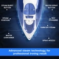 thumbnail image 2 of Utopia Home Steam Iron for Clothes With Non-Stick Soleplate - 1200W Clothes Iron With Adjustable Thermostat Control, Overheat Safety Protection & Variable Steam Control, 2 of 9