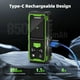 thumbnail image 4 of Medidor de distancia láser Huepar Dual Laser 200 m Green-Beam, 4 of 9