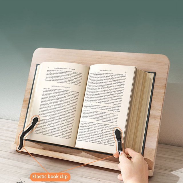 Tableta de reposo de lectura ajustable cocina casa sala de estudio soporte de libro plegable